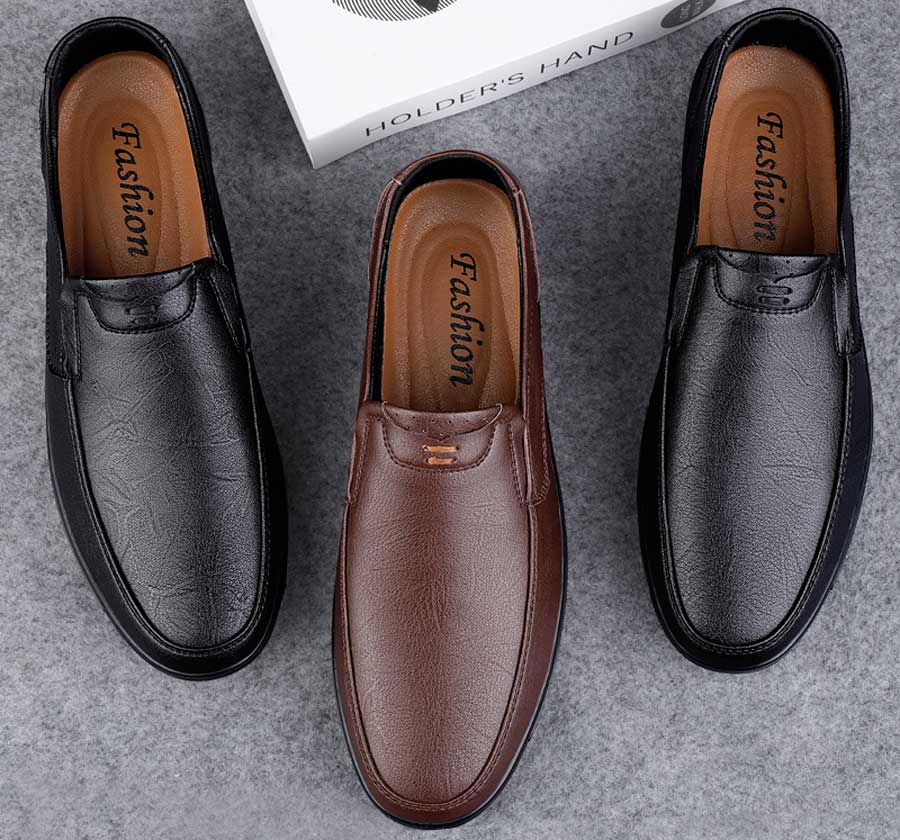 Men's casual slip on shoe loafer in plain