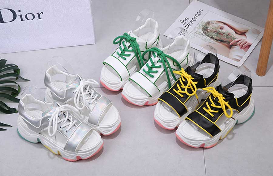 Style No: 2361WS Women's lace strap style casual shoe sandals