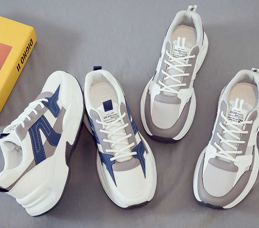 Men's White label print casual shoe sneakers