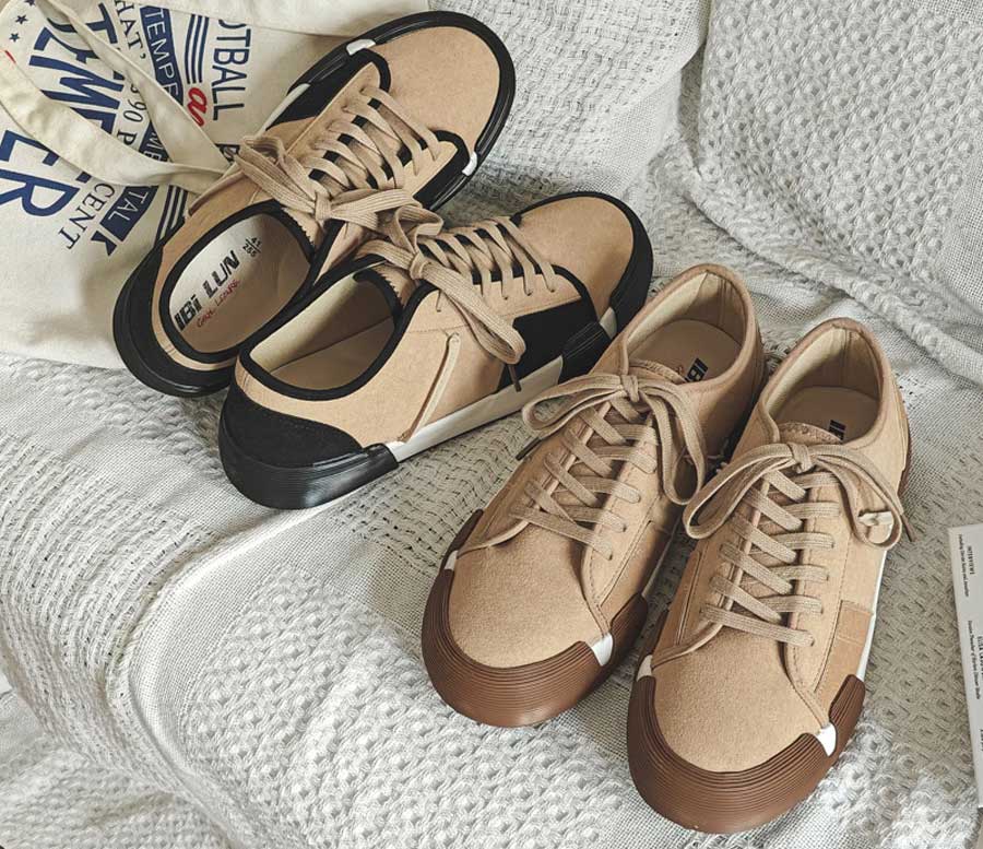 Men's casual lace up shoe sneakers