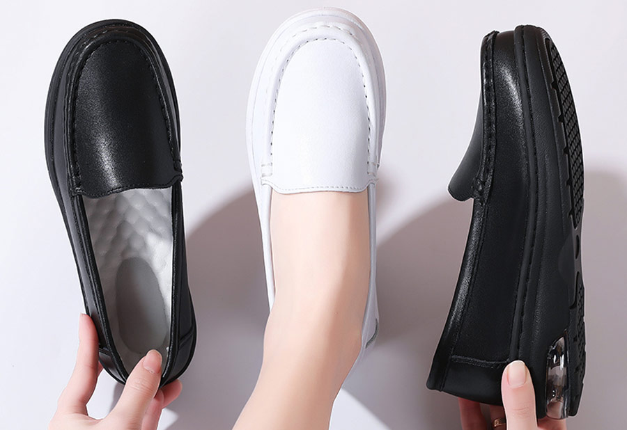 Women's casual air cushioned slip on shoe loafers