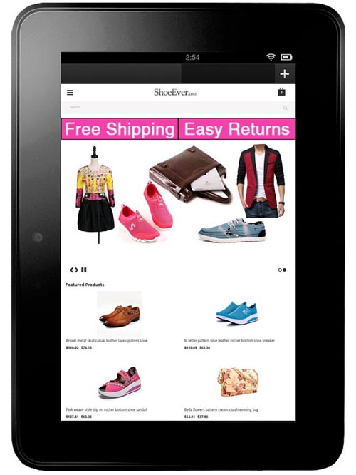 Buy-womens-mens-fashion-shoes-clothing-on-your-Kindle-Fire-HDX-7-ShoeEver.com